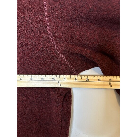 G.H. BASS & CO Explorer 1/4 Zip Up Burgundy Fleece Sweater Men's XL - Picture 6 of 6